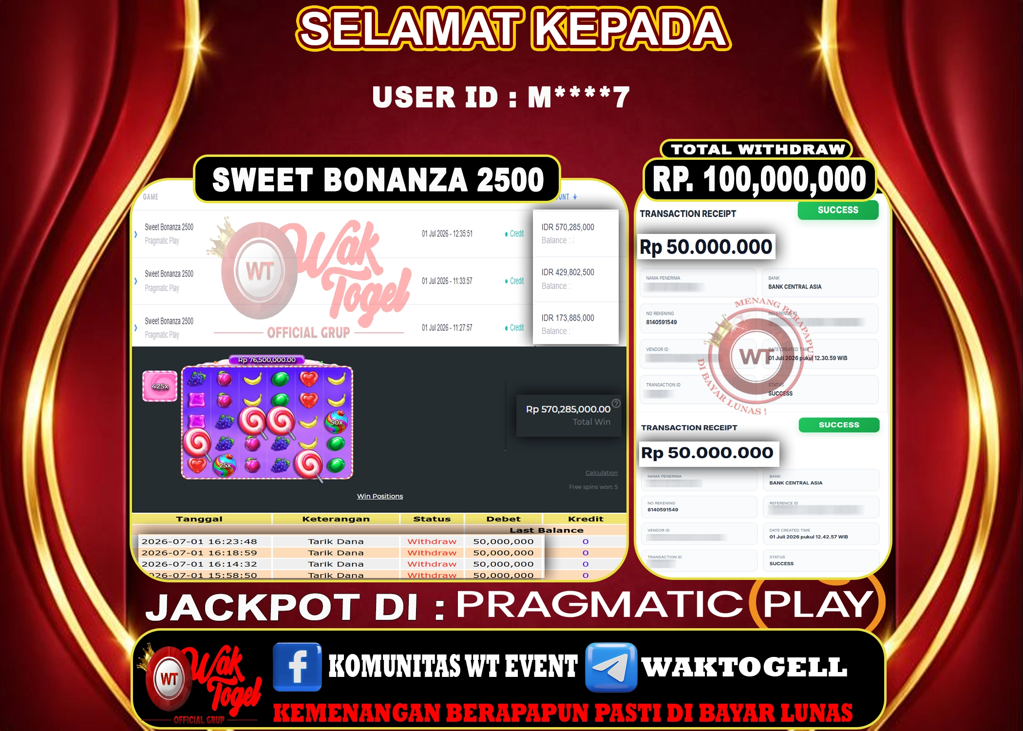 BUKTI PEMBAYARAN SLOT WAKTOGEL